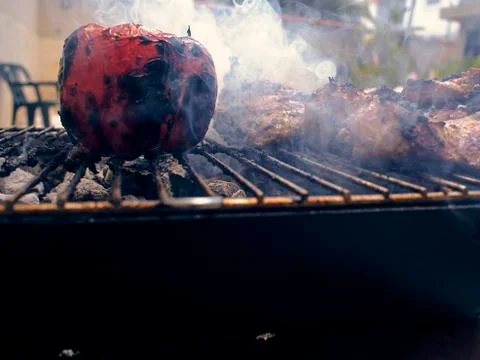 Grill meat BBQ Stock Photos