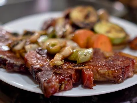 Grill meat BBQ Stock Photos
