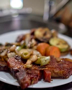 Grill meat BBQ Stock Photos