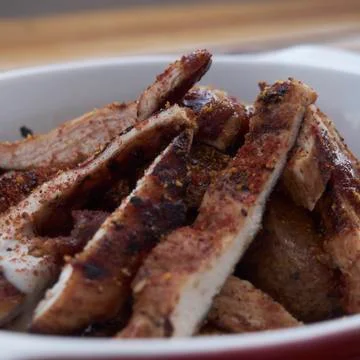 Grill meat BBQ Foto stock