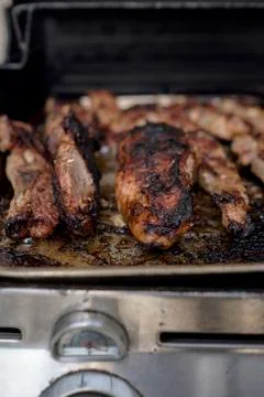 Grill meat BBQ Foto stock