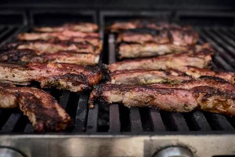 Grill meat BBQ Stock Photos