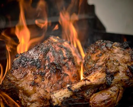 Grill meat BBQ Stock Photos