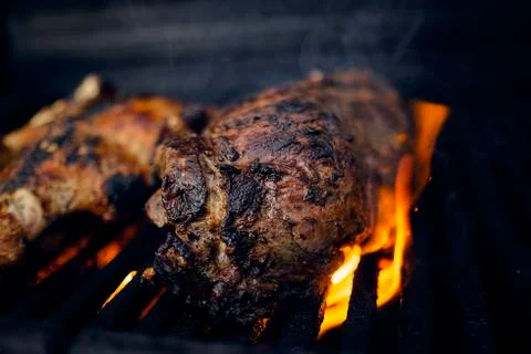 Grill meat BBQ Stock Photos