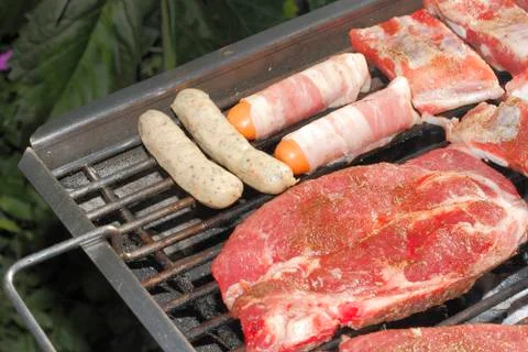 Grill meat Foto stock