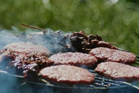 Grill meat Stock Photos
