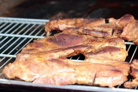 Grill meat Stock Photos