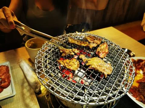 Grill meat Stock Photos