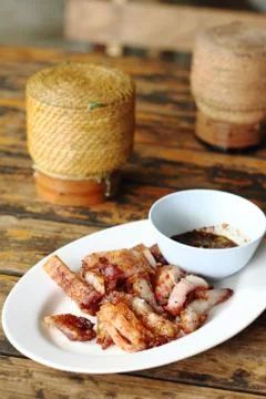 Grill pork 스톡 사진