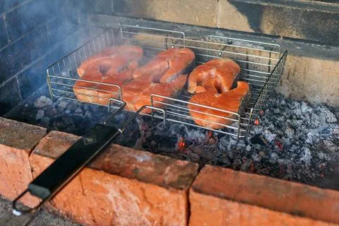 Grill rack Stock Photos