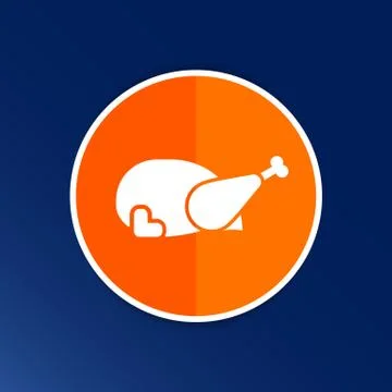 Grill Restaurant Logo design vector template icon Stock Illustration