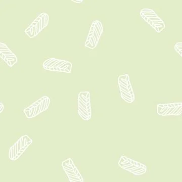 Grill salmon line seamless pattern Ilustración de archivo