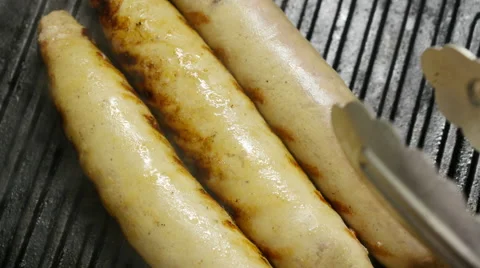 Grill sausages. Stock Footage 52562661