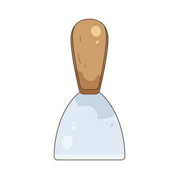 Grill scraper Stock Illustration