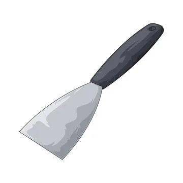 Grill scraper illustration Stock Illustration