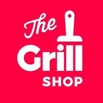Grill Shop Logo Vector – Barbecue Branding Illustration Stock Illustration