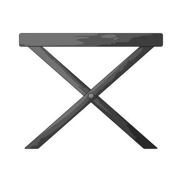 Grill stand illustration Stock Illustration