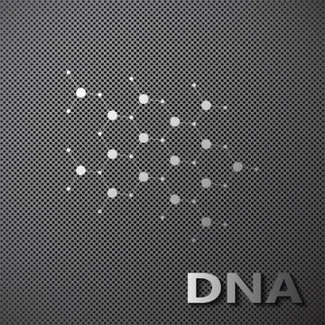Grill texture, DNA. Vector illustration Stock Illustration