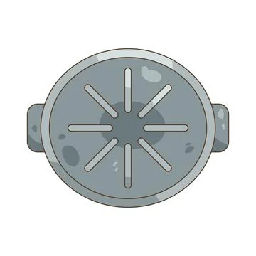 Grill tray Stock Illustration