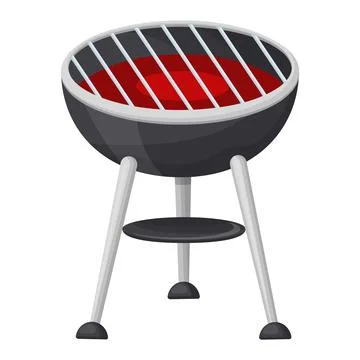 The grill. Vector illustration on a white background Stock Illustration