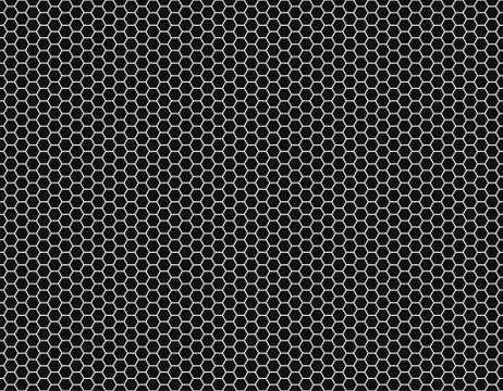 Grille Hexagonal cell texture Stock Illustration