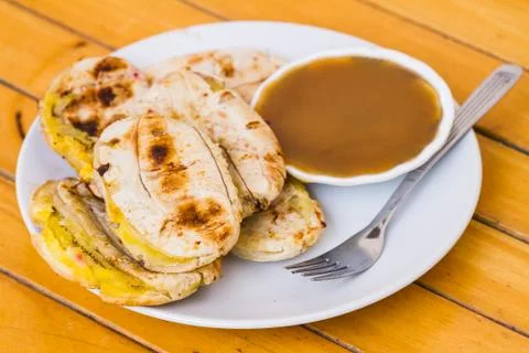 Grilled bananas Stock Photos