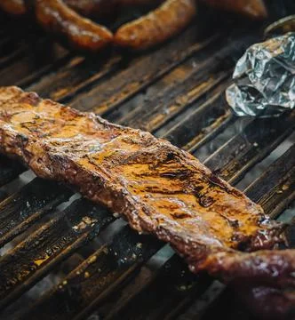 Grilled beef of excellent quality Stock Photos