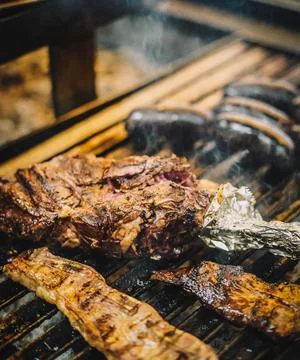Grilled beef of excellent quality Stock Photos