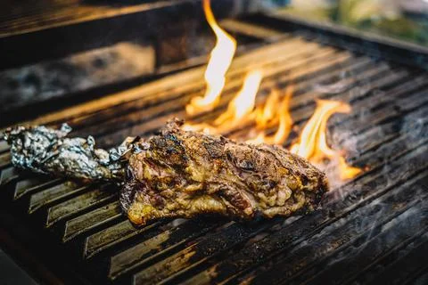 Grilled beef of excellent quality Stock Photos