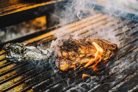 Grilled beef of excellent quality Stock Photos