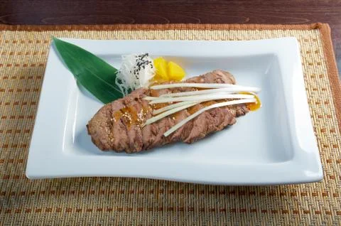 Grilled beef . Foto stock