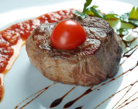 Grilled beef Stock Photos