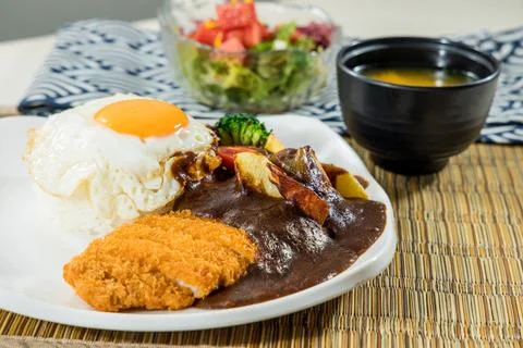 Grilled beef steak with assorted vegetables Stock Photos