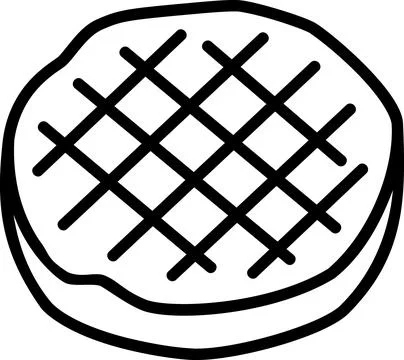 Grilled Beef Steak Meat Icon Illustration