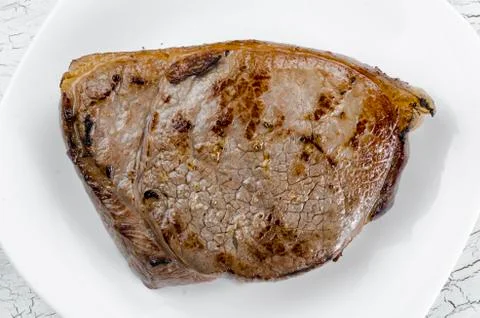 Grilled beef steak Stock Photos