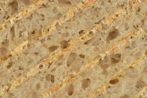 Grilled Bread Macro Texture Foto stock