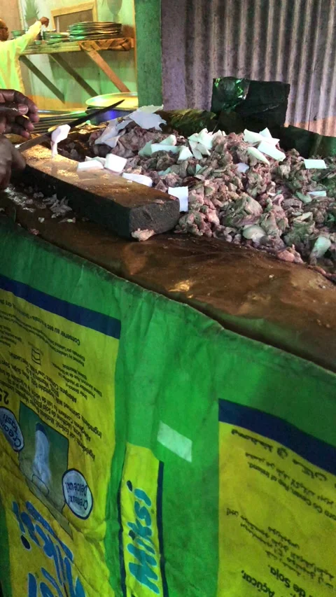 Grilled camel meat Stock Footage 220622728