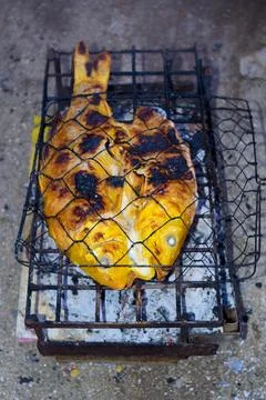 Grilled carp Stock-Fotos