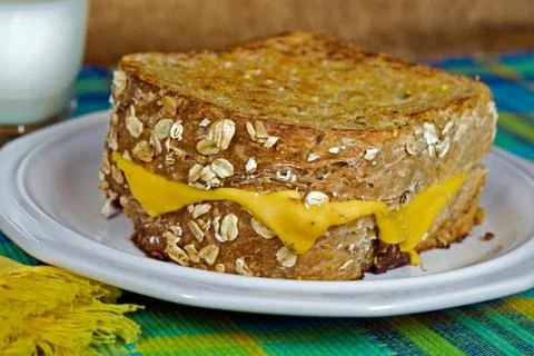 Grilled cheese Stock Photos