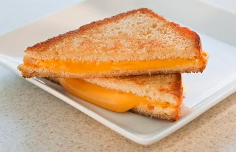 Grilled cheese Stock Photos