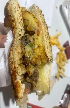 Grilled Cheeseburger Stock Photos