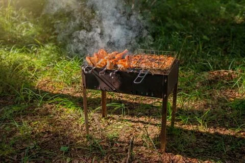 Grilled chicke 스톡 사진
