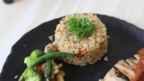 Grilled Chicken Breast Stock Footage 133102503