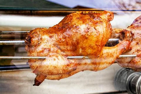 Grilled Chicken Cooking Process Photos