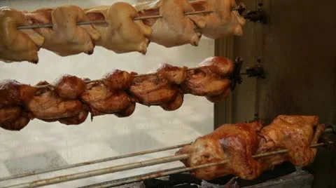 Grilled Chicken Stock Footage 10727618