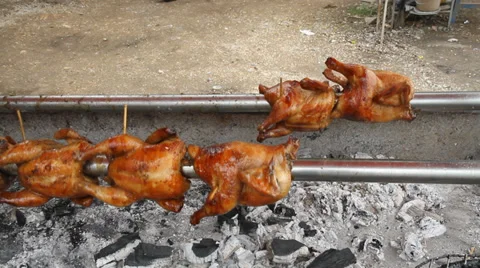 Grilled chicken 스톡 동영상 29171881