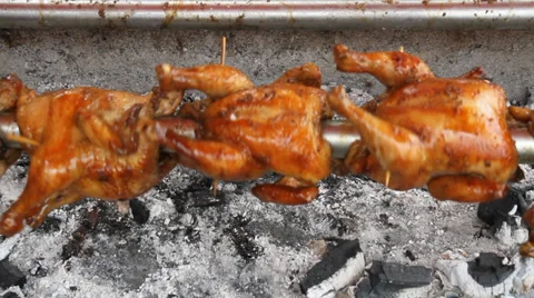 Grilled chicken 스톡 동영상 29171944