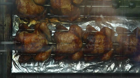 Grilled chicken Stock Footage 30592184