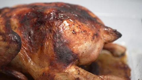 Grilled chicken Stock Footage 104363577