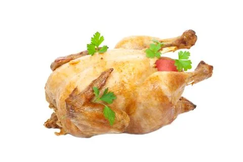 Grilled chicken with fresh vegetables Stock Photos
